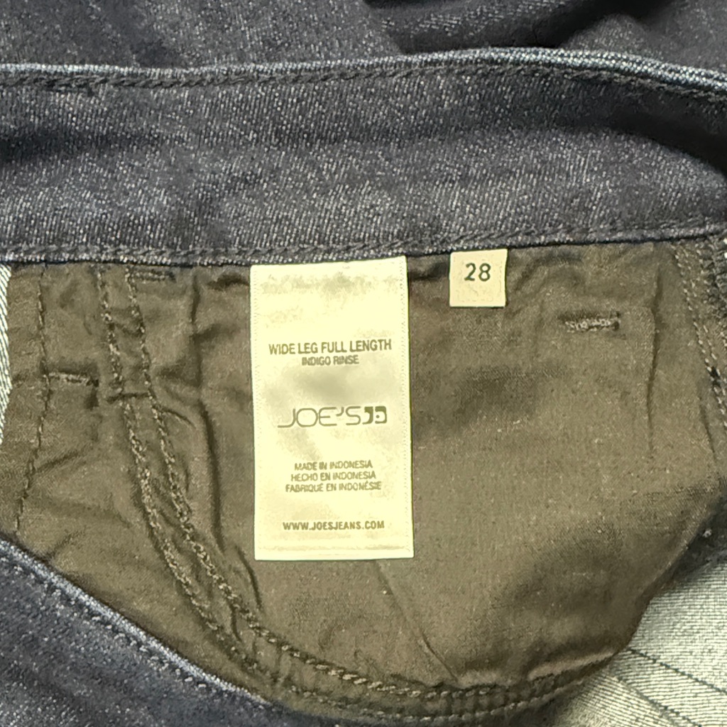 Joes Jeans Indigo Wide Leg Denim